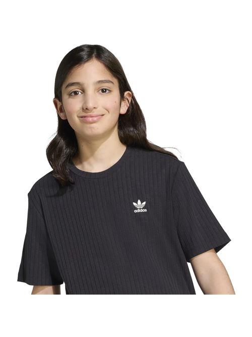 wide rib tee ADIDAS ORIGINAL | JX5178BLACK/WHITE